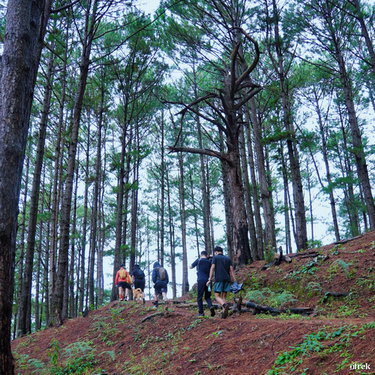 trekking lên đỉnh Langbiang